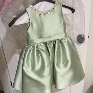 Elegant Mint Green Kids Dress
